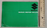 Suzuki S32-2 150 1971 Factory Genuine Owners Supplement Service Manual
