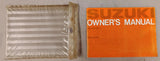 Vintage OEM Suzuki B100P 120cc Owner's Manual 120 Model B100 P Original Manual