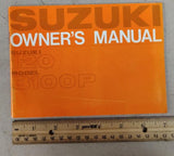 Vintage OEM Suzuki B100P 120cc Owner's Manual 120 Model B100 P Original Manual