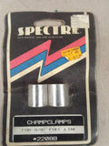 NOS Spectre Chrome Champ clamps 3/8 Fuel Line Harley Sportster Dyna Softail