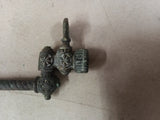 Vintage Eastlake Style Twisted Brass Gas Light Arm Swivel Valve Steampunk Part