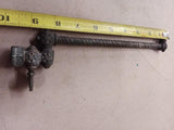 Vintage Eastlake Style Twisted Brass Gas Light Arm Swivel Valve Steampunk Part