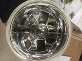 4-1/2" Chrome Tri-Bar Headlight DOT SAE M 04C0 Harley Softail
