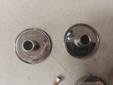 Harley-Davidson Hand Lever Clock & Thermometer Mount Kit Chrome Softail Dyna FLT