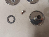 Harley-Davidson Hand Lever Clock & Thermometer Mount Kit Chrome Softail Dyna FLT