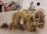 Star Wars Bantha & Tusken Raider Kenner POTF 1998 Vintage Beast Damaged Box READ