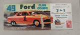AMT 1969 Ford Club Coupe Model Kit Box Only 1/25 3in1 Vintage Damaged