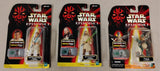 Star Wars Episode 1 Figures Lot Qui Gon Jinn Obi Wan Kenobi Watto CommTech