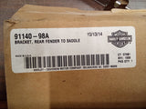 Harley 91140-98A Rear Fender to Saddlebag Support Bracket 98-08 Road King Glide