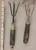 AMES Hand Cultivator Claw Tool Lot 2 Metal Garden Rake Weeder Yard Tool