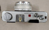 Vintage 1960s Minolta Hi-Matic E 35mm Rangefinder Camera + Original Case Parts