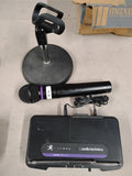 Audio-Technica Freeway 200 Series Wireless Mic Lot 2 Mics Receivers Read