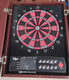 Viper Electronic Dartboard Cabinet Wall Mount Soft Tip Game Board Wood Case