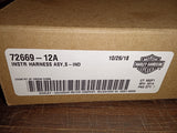 Harley 72669-12A Dyna Fuel Tank Console Indicator Light Wiring Harness 2012-17