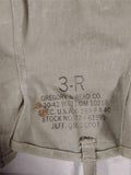 WWII US Army Canvas Leggings Gaiters Gregory & Read Co 1940 Size 3R Pair