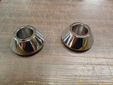 Harley-Davidson 41458-08 Tapered Front Wheel Spacer Kit Chrome 08-Up Touring