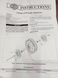 Harley-Davidson 41458-08 Tapered Front Wheel Spacer Kit Chrome 08-Up Touring