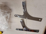Harley-Davidson 52783-96B Chrome Rigid Sissy Bar Sideplate Kit Dyna 1996-2005