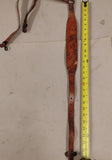 Original WWI French Army M1892/14 Leather YStraps Combat Belt Suspenders Stamped