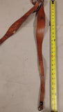 Original WWI French Army M1892/14 Leather YStraps Combat Belt Suspenders Stamped