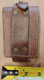 Vintage Military Leather Ammo Pouch w/ 6 Stripper Clips FMMAP8 Marked Surplus