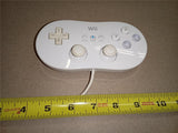 Nintendo Wii Classic Controller White Original OEM RVL-005 for Wii & Wii U