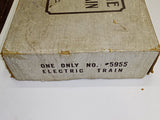 Vintage Louis Marx 5955 Stream Line Electric Train Set -Original Box