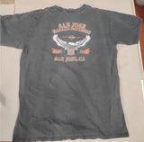 Vtg Harley Davidson San Jose CA Holoubek Shirt L Eagle Flame Biker Made USA 90s