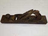 Antique Stanley Bailey No. 27 Transitional Jack Plane 15" Wood Bottom 1870-1918