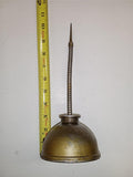 Vintage Eagle Silver Thumb Pump Oiler Can 10" Flexible Spout Made in USA"