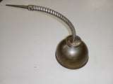 Vintage Eagle Silver Thumb Pump Oiler Can 10" Flexible Spout Made in USA"