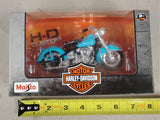 Maisto Harley Davidson 1953 FL Hydra Glide 1/18 Diecast Model Series 40 Blue Nos