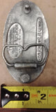 Vintage 1974 Wild Turkey Whiskey Belt Buckle Bergamot Brass Works USA