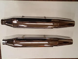 Harley-Davidson Softail Deluxe OEM Stock Mufflers - Chrome Take-Offs - 65353-05