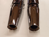 Harley-Davidson Softail Deluxe OEM Stock Mufflers - Chrome Take-Offs - 65353-05