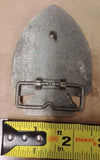 Vintage Deer Buck Arrowhead Belt Buckle Solid Brass Hunting Sportsman