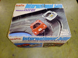 Vintage Eldon 1/32 Slot Car Track Lot - 50+ Pcs, Monza Banked Curves, Car Bodies