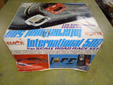 Vintage Eldon 1/32 Slot Car Track Lot - 50+ Pcs, Monza Banked Curves, Car Bodies