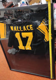 Mike Wallace Signed Pittsburgh Steelers Jersey JSA COA Authentic Reebok 50 Large