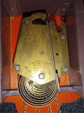 Vintage K. Keller West German Miniature Clock Face/Movement-Black Forest "Tole"