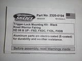 Memphis Shades Road Warrior Windshield Detach Mount Kit Harley Dyna FXD MEB2028