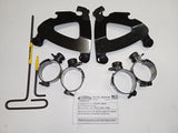 Memphis Shades Road Warrior Windshield Detach Mount Kit Harley Dyna FXD MEB2028