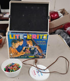 Vintage 1967 Hasbro Lite-Brite Model 5455 w/ Original Box & Pegs - Tested Works
