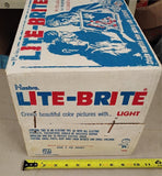 Vintage 1967 Hasbro Lite-Brite Model 5455 w/ Original Box & Pegs - Tested Works