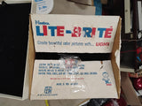 Vintage 1967 Hasbro Lite-Brite Model 5455 w/ Original Box & Pegs - Tested Works