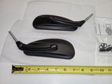 Harley-Davidson OEM Satin Black Profile Custom Mirrors Pair Softail dyna Sportst
