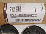 Harley-Davidson 73343-09 Black Rear Turn Signal Visor Trim Ring Kit Smoked Lense