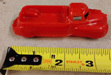 Vtg Thomas I-140 Hard Plastic Pickup Truck Red USA Postwar Toy Plasticville 3"