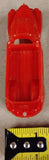 Vtg Thomas I-140 Hard Plastic Pickup Truck Red USA Postwar Toy Plasticville 3"