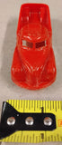 Vtg Thomas I-140 Hard Plastic Pickup Truck Red USA Postwar Toy Plasticville 3"